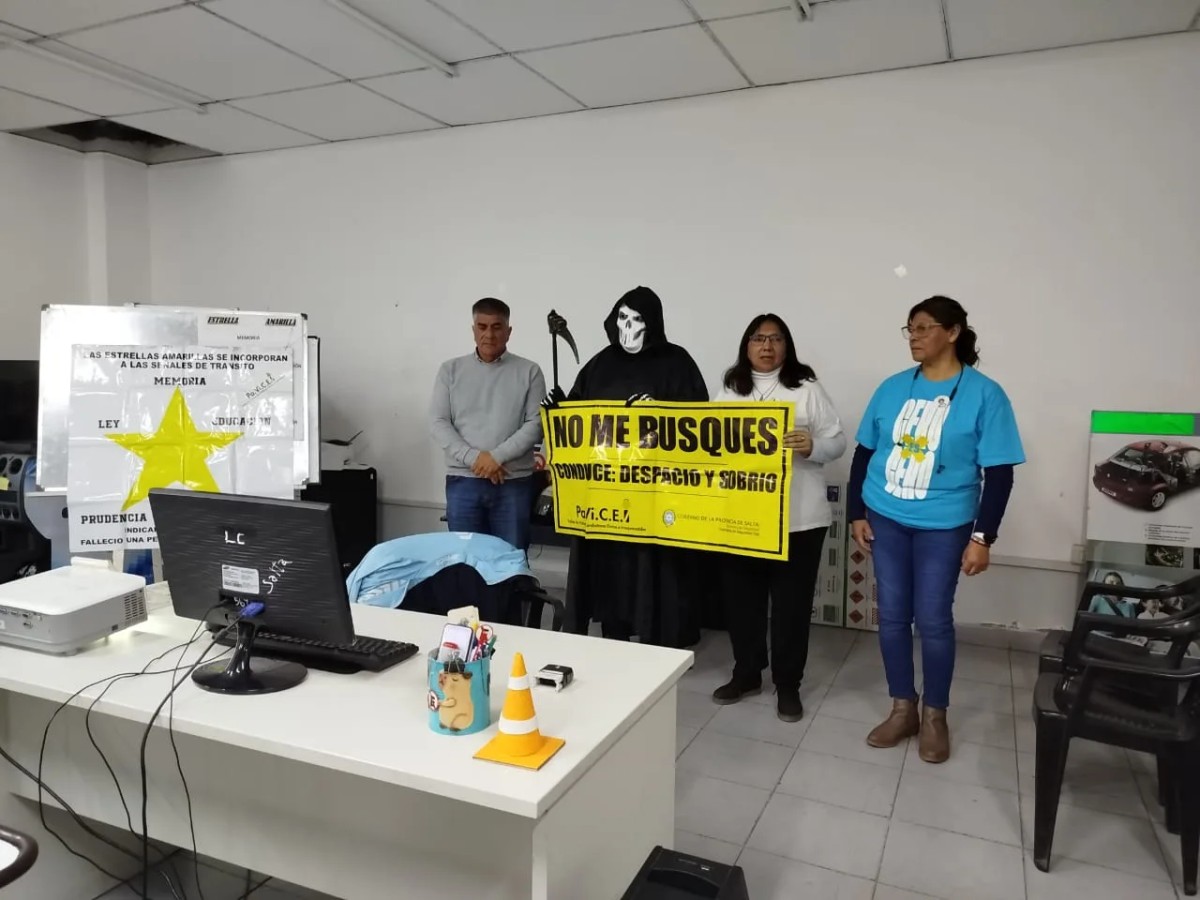 Conductores sancionados participaron de una charla de impacto vial: Pavicei los hizo reflexionar