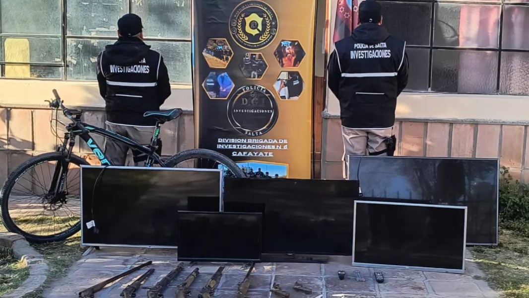 Golpe al hampa en los Valles: Desarticulan peligrosa banda de ladrones en Cafayate