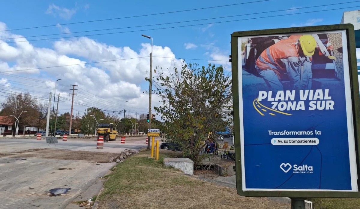 Plan Vial Sur: los trabajos se están realizando a la altura del barrio El Periodista