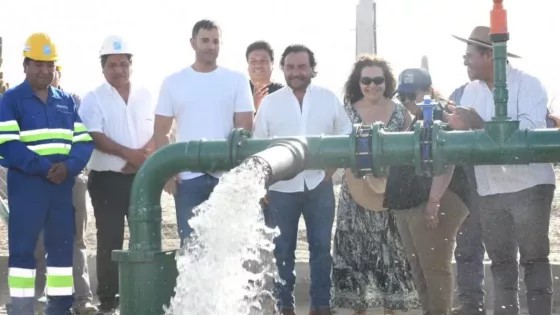 Sáenz habilitó un pozo clave: Agua segura para más de 10 mil vecinos de San Carlos