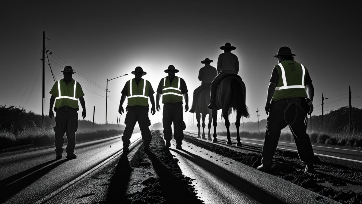 Tres hombres detenidos por herir de un disparo a un trabajador vial