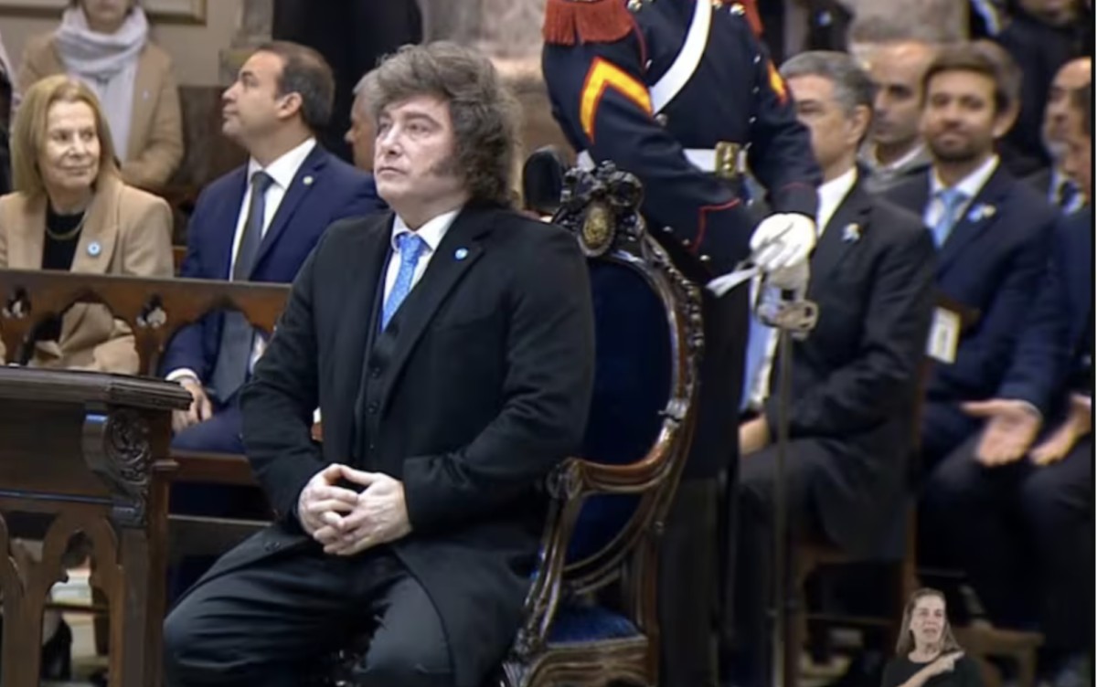 “Nadie se salva solo”: El duro mensaje de García Cuerva frente a Milei en el Tedeum