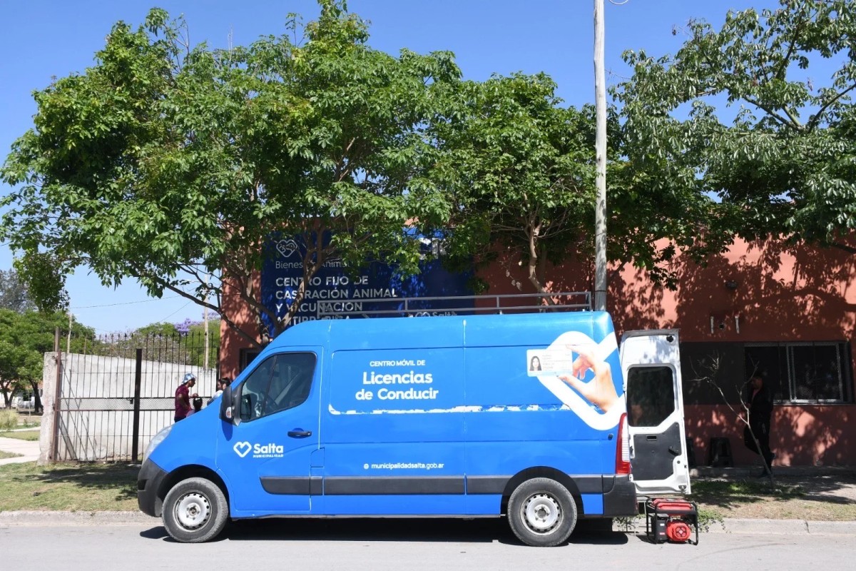 El Móvil de Licencias recorrerá barrios salteños: Dónde estará esta semana