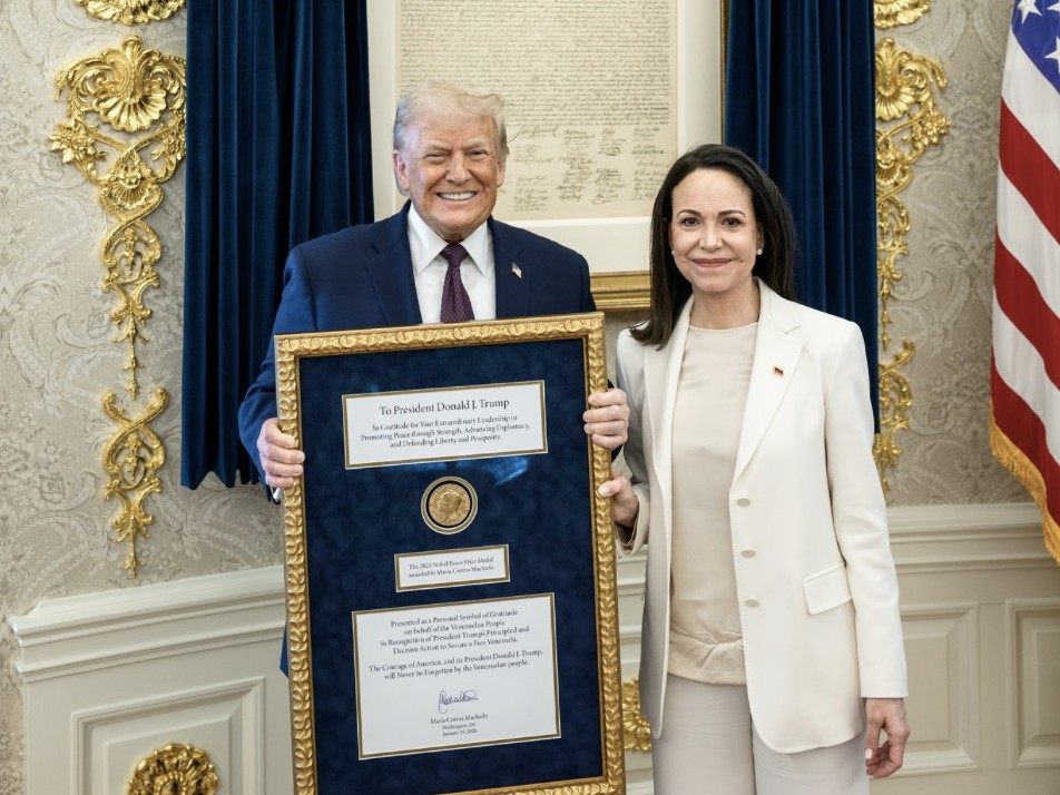 Tras regalar su medalla del Nobel a Trump, María Corina Machado dijo que se ve como futura presidenta de Venezuela
