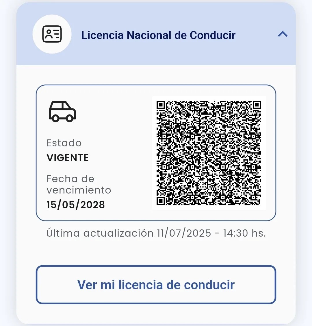 La licencia digital podrá llevarse en el celular con la App Muni Salta