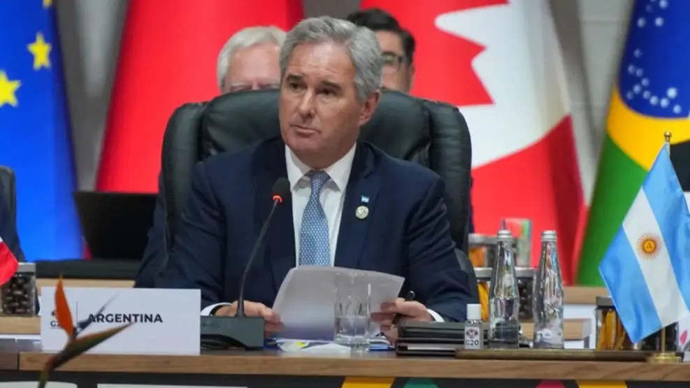 Argentina se distancia del G-20 en Sudáfrica