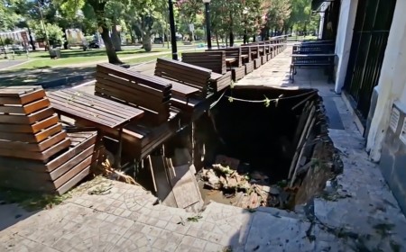 La Municipalidad intervendrá la vereda del pasaje Miramar luego del hundimiento