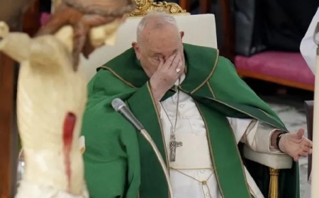 El Papa Francisco interrumpe su homilía por dificultades respiratorias