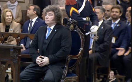 “Nadie se salva solo”: El duro mensaje de García Cuerva frente a Milei en el Tedeum