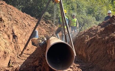 Avanza la renovación de 16 kilómetros de cañerías en el acueducto El Aguay