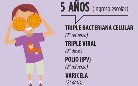 Ingreso escolar: qué vacunas deben tener los niños de 5 años