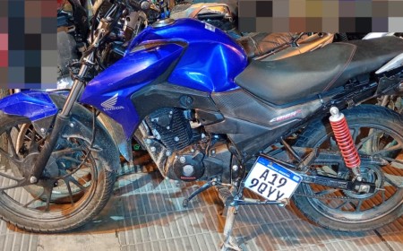 La moto no llegó lejos: Demorado tras un intento de robo y fuga frustrada