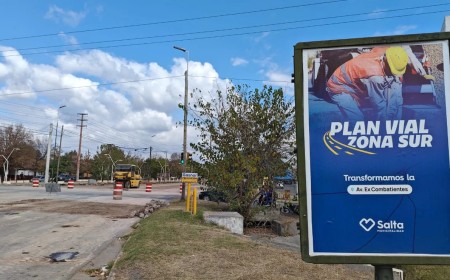 Plan Vial Sur: los trabajos se están realizando a la altura del barrio El Periodista