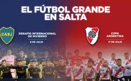 Boca y River revolucionan Salta en vacaciones 