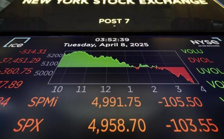 Wall Street se derrumba mientras se diluyen las esperanzas de acuerdo en la guerra de aranceles
