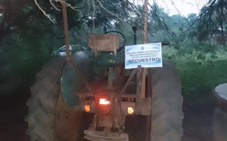 Demoran a un hombre por el robo de un tractor en General Pizarro: El vehículo fue recuperado