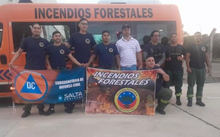 Salta envía brigadistas al Parque Nacional Los Alerces para reforzar la lucha contra los incendios
