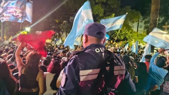 Más de 400 policías custodiarán los festejos por la final del Mundial