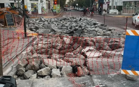 Bacheo de emergencia: Corte total por 14 días en 12 de Octubre