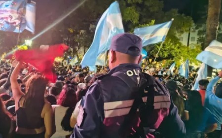 Más de 400 policías custodiarán los festejos por la final del Mundial