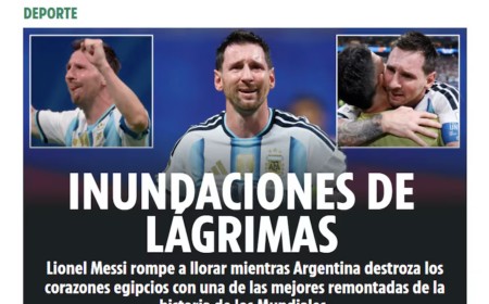 El mundo elogió la remontada de Argentina y volvió a rendirse ante Messi