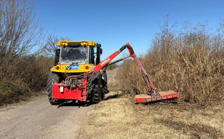 Refuerzan los cortafuegos para prevenir incendios de pastizales