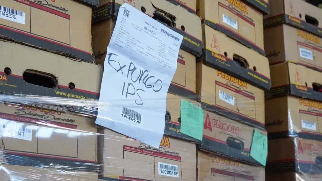 El Estado eliminó más de 7.500 cajas de archivos del IPS tras cumplir el plazo legal