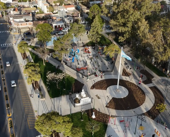 La Plaza Evita cambió de cara: Así quedó después de la renovación