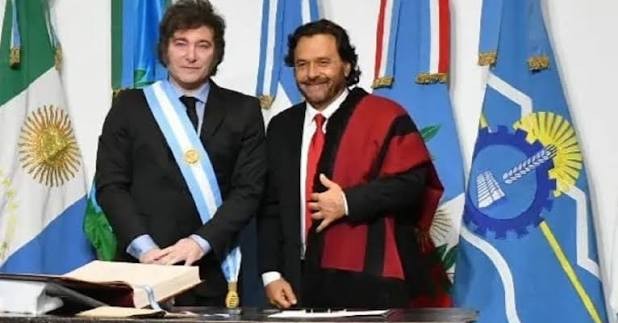 Sáenz viaja con Milei a París