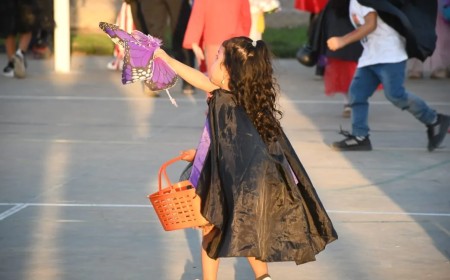 Halloween llega al Parque San Martín con caramelos y disfraces