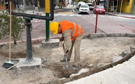 Comenzó la recuperación del Paseo de los Poetas