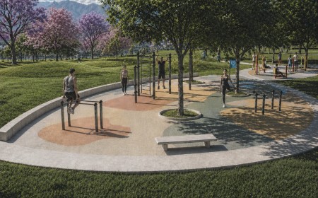 La zona sudeste sumará 350 árboles y un parque de cuatro hectáreas